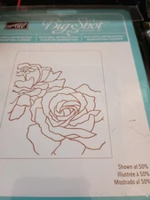 Stampin Up Sizzix Big Shot Embossing Folder Manhattan Flower