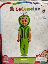 Child Cocomelon MELON Costume Size 6-12M Brand New