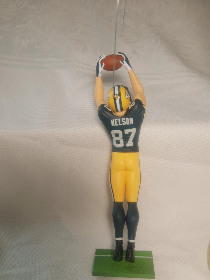 Green Bay Packers Jordy Nelson Ornament NFL Fan Christmas Gift Idea with Box 7" - Image 4 of 4