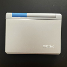 SEIKO GR-M6000 elektronisches W&ouml;rterbuch Handger&auml;t Silber/Blau