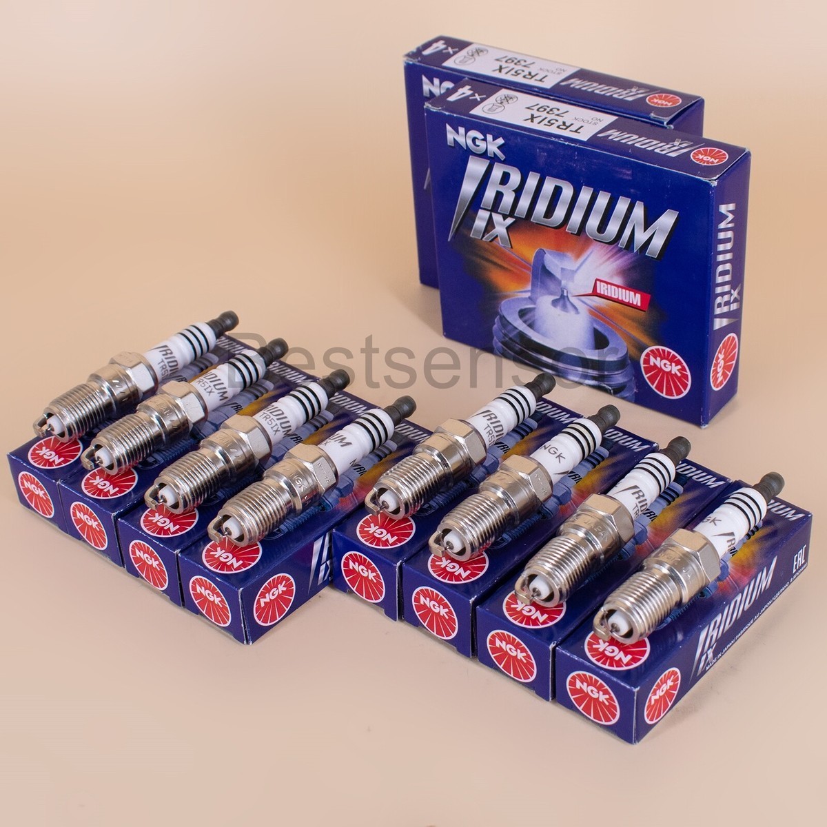 8PCS IRIDIUM IX SPARK PLUGS TR5IX 7397 FOR NGK FORD GM CADILLAC CHEVROLET