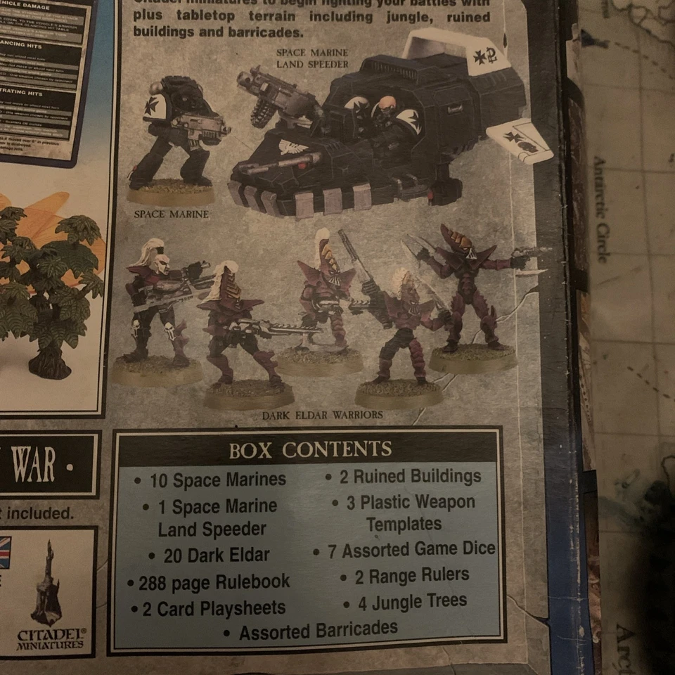Warhammer 40,000 "Space Marines" "Dark Eldar" 1998 полный комплект - Изображение 3 из 4