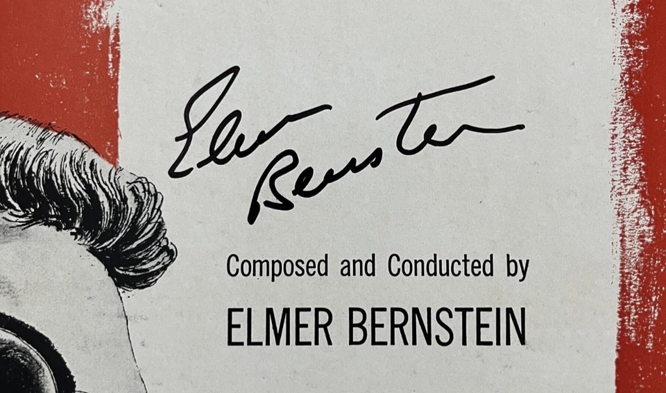 Tony Curtis and Elmer Bernstein autographed SWEET SMELL OF SUCCESS vinyl album — 第 2/4 张图片