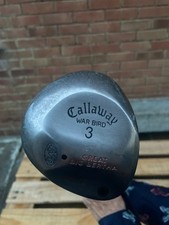 CALLAWAY TITANIUM GREAT BIG BERTHA WARBIRD 3 WOOD GRAPHITE REG  FLEX BB