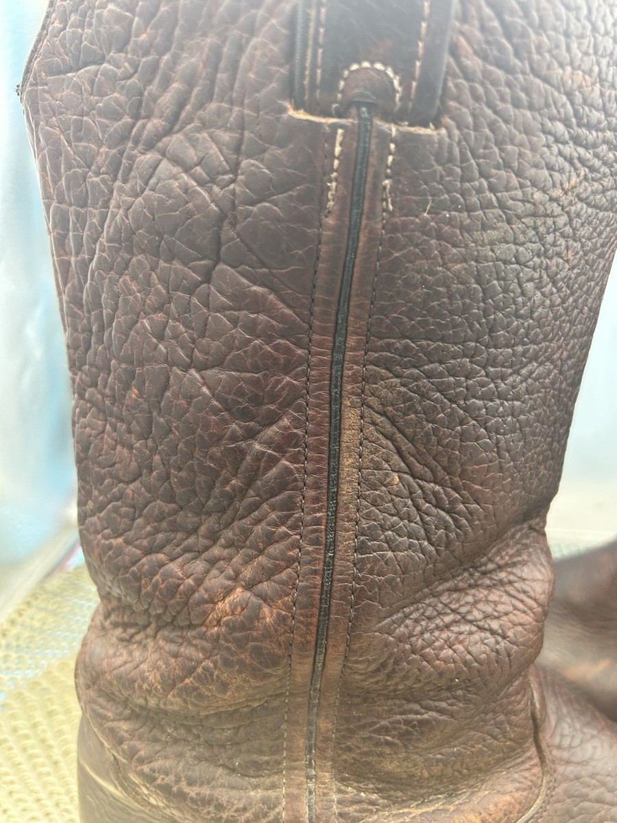 Chippewa Men 12 Bison Leather Cowboy Work Boots 29555 USA  display picture 1