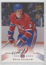 2008-09 Upper Deck Montreal Canadiens Centennial Set Brian Engblom #69 2d8