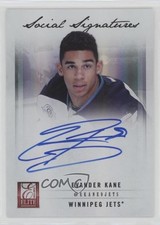 2011-12 Panini Elite Social Signatures Evander Kane #10 Auto 2d8