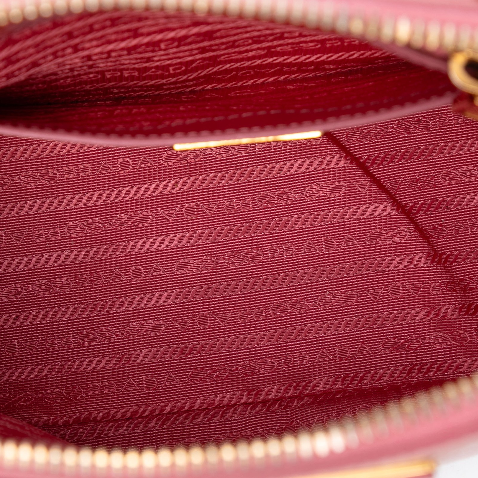 Authenticated Prada Small Saffiano Vernice Promenade Orange Leather Satchel thumbnail 4