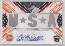 2019 Panini Elite Extra Edition Orange 45/49 Luke Waddell #USMS-LW Auto 4l3