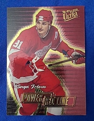 Sergei Fedorov RED WINGS 1996-97 Fleer Ultra Power Red Line SSP