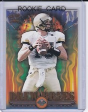 DREW BREES ROOKIE CARD 2001 Pacific WAR ROOM $$ RC New Orleans Saints Football . rookie card picture