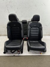 15-19 Vw Mk7.5 Golf R Perforated Black Leather Seats Mk7 Gti Alltrack Oem 15-19 Vw Mk7.5 Golf R Perforated Black Leather Seats Mk7 Gti Alltrack Oem
