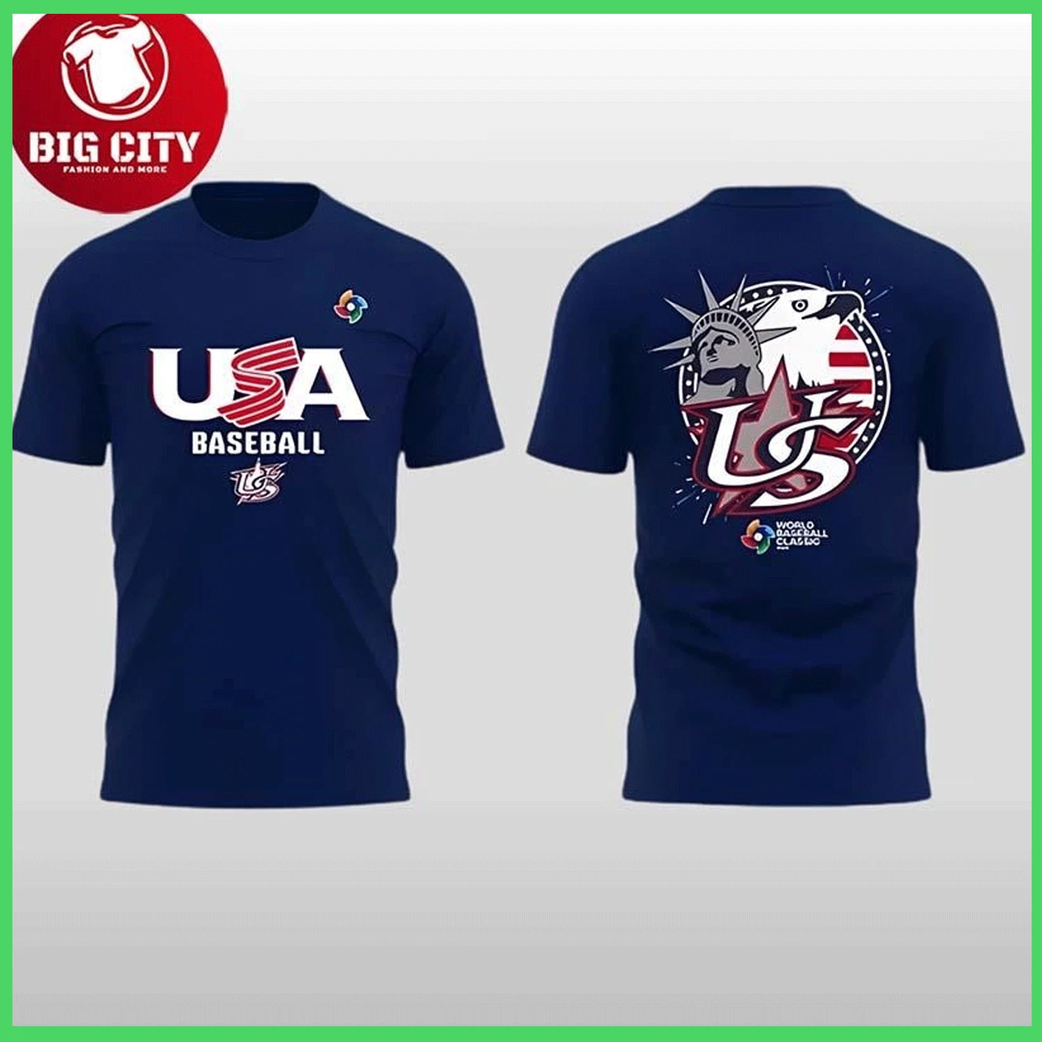 USA Baseball 2026 World Baseball Classic Two Sided T Shirt