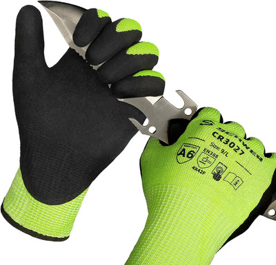 2 Pairs Cut Resistant Gloves ANSI A6/A7 Cut Proof Work Glove CR3027