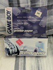 NEW Sealed Game boy Color PRINTER PAPER 3 ROLLS refill New Sealed box Nintendo