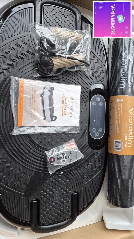 VibroSlim Radial Plus 3D Vibration Power Plate– UK Plug – Black  Remote Included - Image 4 of 4