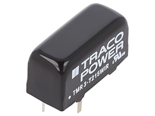 Tmr 3-7215WIR Wandler: Dc/Dc 3W Ueing: 43-160VDC Uausg: 24VDC Iausg: 125Ma Traco-image