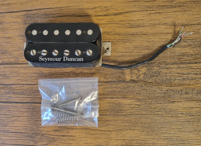 Vintage 1990s Seymour Duncan Custom Humbucker Pickup Black