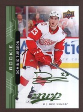 2018-19 Upper Deck MVP Hockey Green Script Rookie Parallel #223 Dominic Turgeon