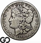 1878-CC Morgan Silver Dollar Coin, Tougher Carson City Issue