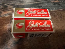 Genalex Gold Lion ECC82 vacuum tube pair. New condition.
