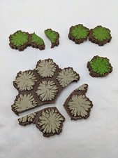 Lot Of 4  BROKEN Heroscape Hex Tiles
