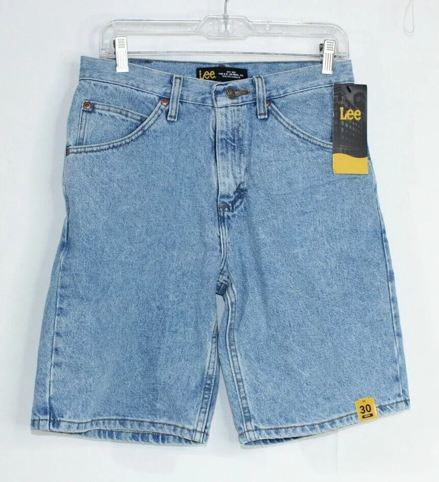LEE Men s Blue Jean Denim Shorts RN 130273 size 30 eBay