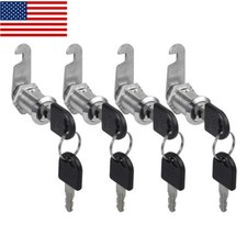 4 Set Rv Tubular Cam Lock 8 Keyed Alike Camper Trailer Door Cabinet 20mm 78 Us