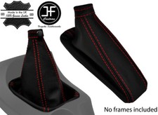 ROT NAHT LEDER SCHALTSACK+HANDBREMSE F?R ALFA ROMEO GTV SPIDER 916 PHASE 1