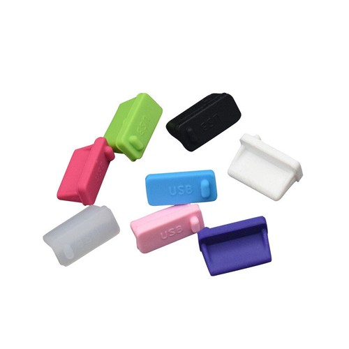 10 sztuk Port USB Anti Dust Plug Komputer Port Cover Protector dla kobiety -6$ - Zdjęcie 6 z 20