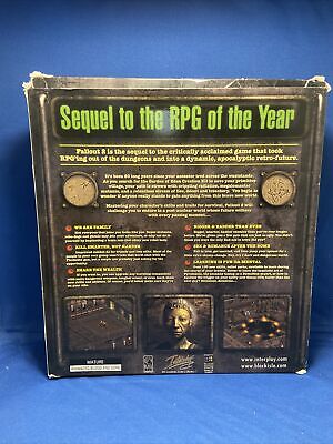 Fallout 2 (1998), PC Big Box + Fallout 1 Disc, Vault Dwellers Guide Vault  Journa