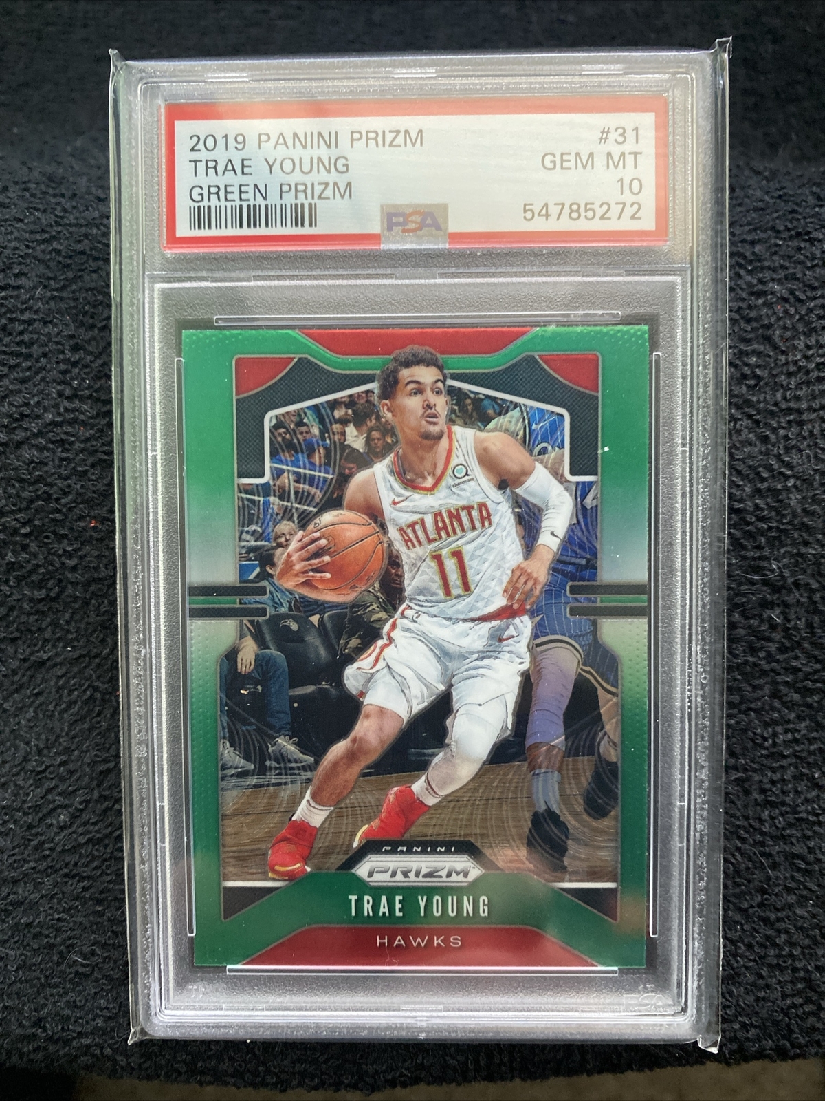 2019 Panini Prizm PSA 10 Graded Sports Card Trae Young 2019 Panini