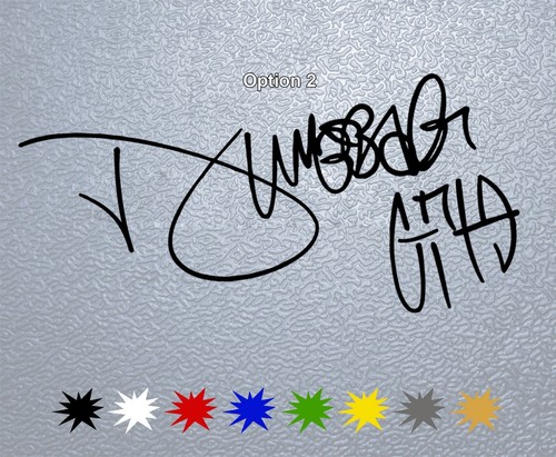 STICKER PEGATINA DECAL VINYL Dimebag Darrel Signature - Picture 6 of 6