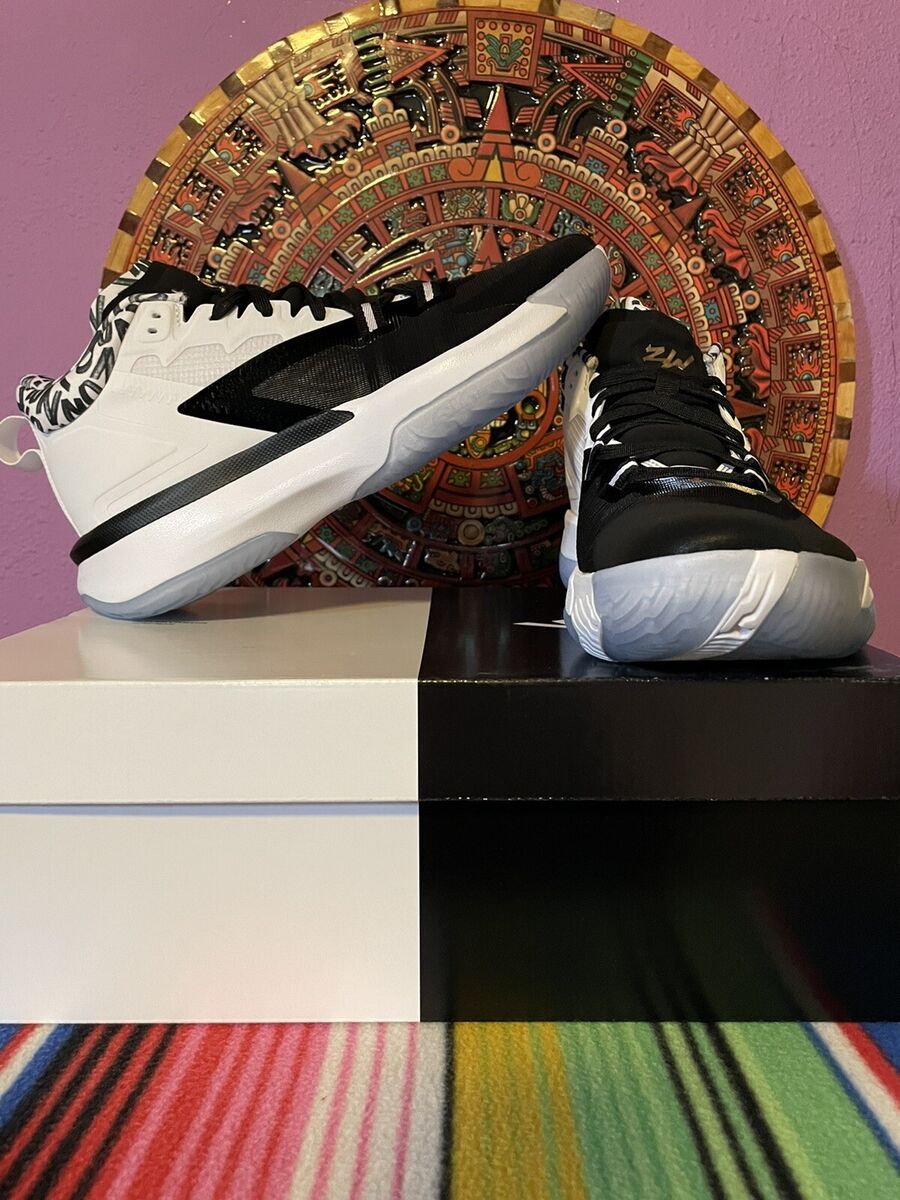 Jordan Zion 1 Z-Code Gen Zion Men's Size 10 White Black Jordan Zion 1 Z-Code Gen Zion Men's Size 10 White Black