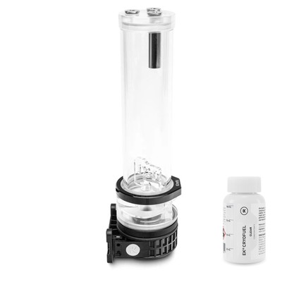 EKWB Kinetic TBE 300 D5 PWM Pump/Res and Clear Coolant, Plexi