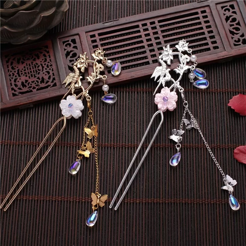 FRCOLOR Hairpin Chinese Hair Chopsticks Asian Hair Ornaments for