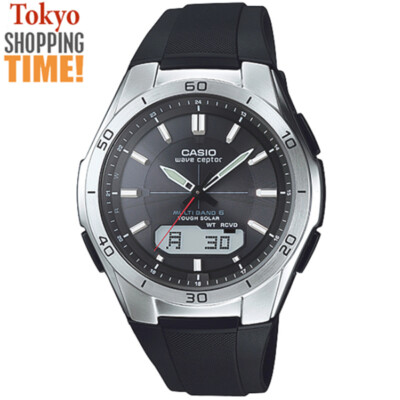 CASIO WAVE CEPTOR WVA-M640-1AJF Solar Atomic Radio Analog Digital Men`s Watch