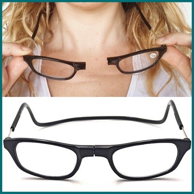 Lesebrille Herren Damen mit Magnet Sehbrille Ruhe 1,5 2,5