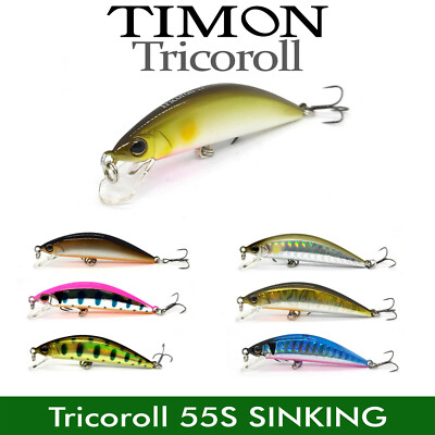 Jackall Timon Tricoroll Mai 55S – Leurre Coulant 55mm, 5.3g, Konin Yamame, Neuf