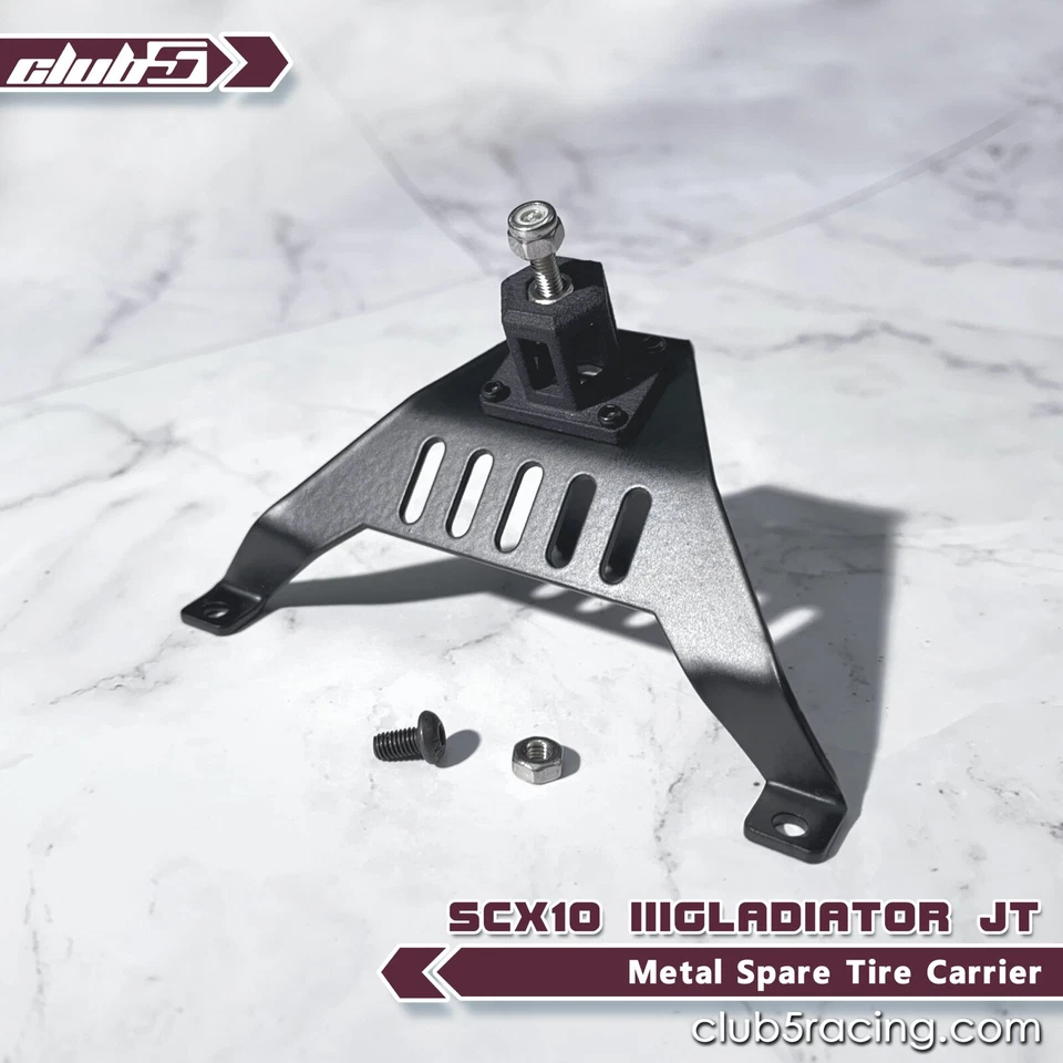 Metal Spare Tire Carrier for Axial SCX10 III JT Gladiator - Image 4 of 4