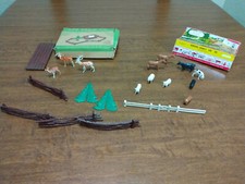 Vintage O Scale Animals Plasticville TRAIN LAYOUTS DIORAMAS Lot of 2 Incomplete