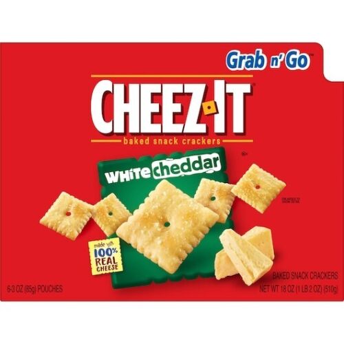 Cheez-It Baked Snack Crackers White Cheddar 3 oz (Pack of 6) - Picture 3 of 6