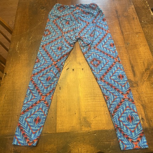 Lularoe Blue Leggings - One Size - Picture 9 of 12