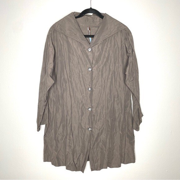 Blanque Lightweight Jacket Button Down Windbreake… - image 1