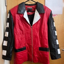 Global Identity Leather Jacket G-iii Black Red