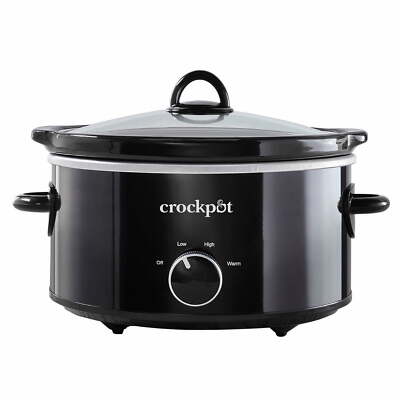 Crock-pot SCV800-B - 8-Quart Oval Manual Slow Cooker - Black