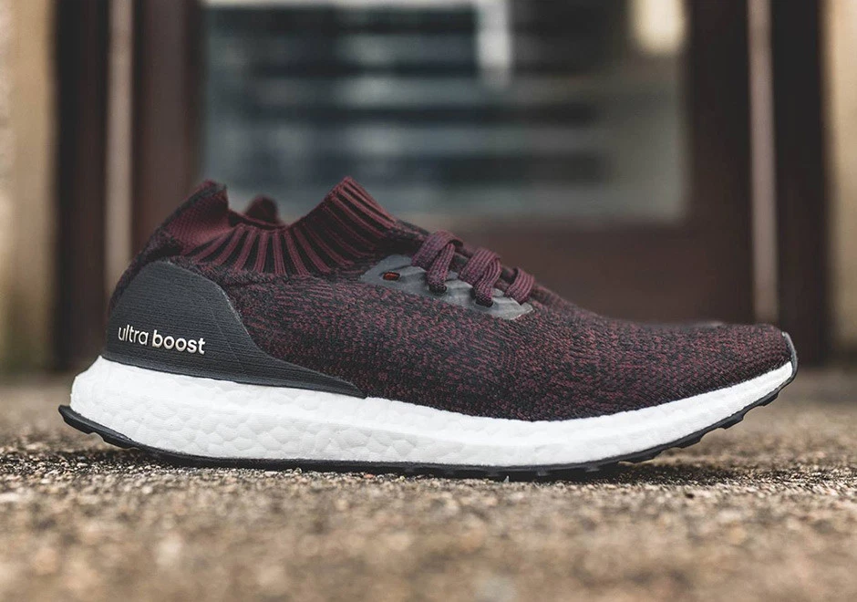 Adidas Ultra Boost Uncaged Burgundy Dark Red Black White PK BY2552