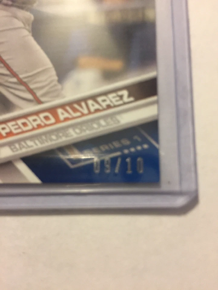 Pedro Alvarez SP /10 2017 Topps On Demand Mini Baltimore Orioles - Image 2 of 3