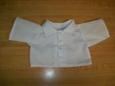 BUTTON FRONT LONG SLEEVE SHIRT-ANY COLOR OR PRINT  for 16" 17" CPK Cabbage Patch