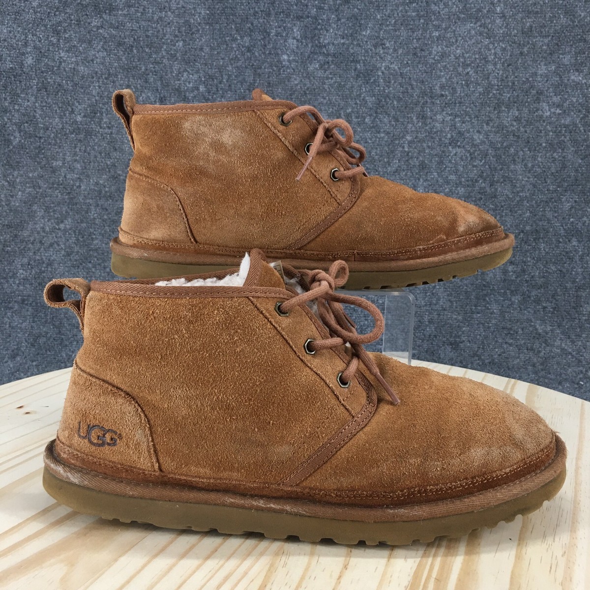 Brown Ugg Boots Chukka UGG Boots Mens 11 Neumel Chukka Brown Lace